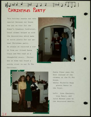 Missouri Alpha Chapter History Binder, 1986-1987, Page 24