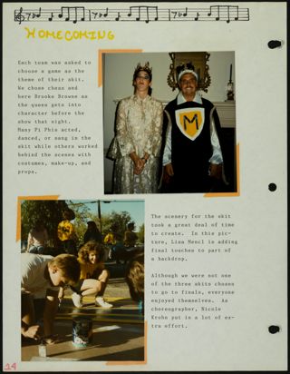 Missouri Alpha Chapter History Binder, 1986-1987, Page 15