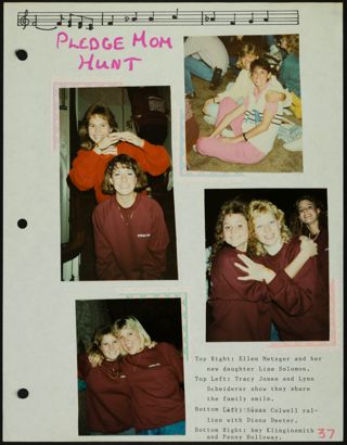 Missouri Alpha Chapter History Binder, 1986-1987, Page 33