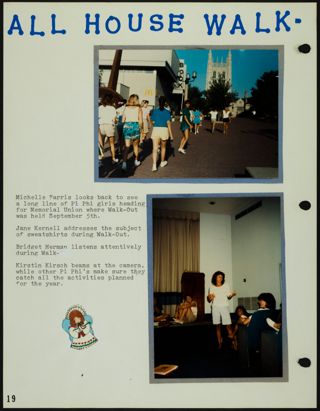 Missouri Alpha Chapter History Binder, 1985-1986, Page 20