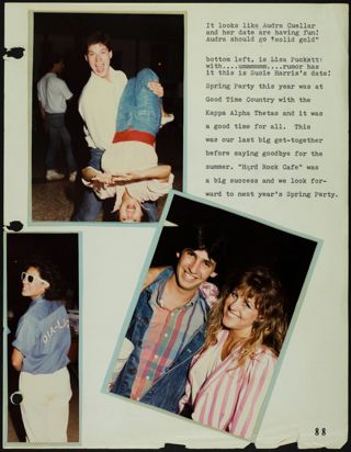 Missouri Alpha Chapter History Binder, 1985-1986, Page 86