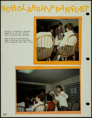 Missouri Alpha Chapter History Binder, 1985-1986, Page 42