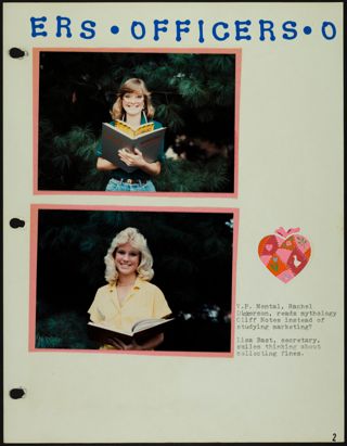 Missouri Alpha Chapter History Binder, 1985-1986, Page 4