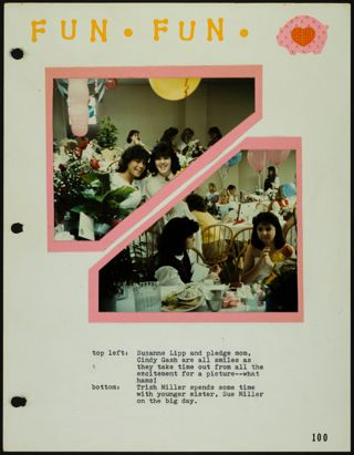 Missouri Alpha Chapter History Binder, 1985-1986, Page 97