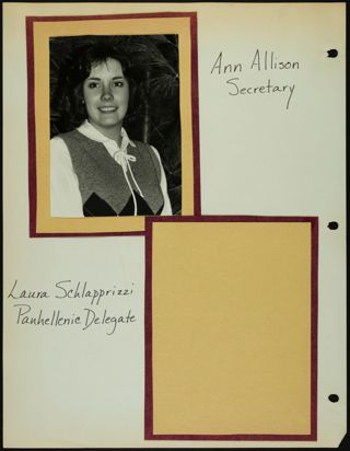 Missouri Alpha Chapter History Binder, 1981, Page 8