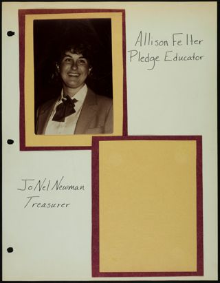 Missouri Alpha Chapter History Binder, 1981, Page 7