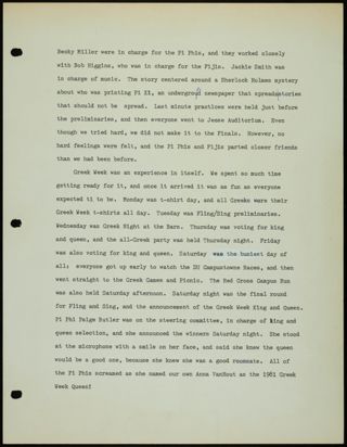 Missouri Alpha Chapter History Binder, 1981, Page 14