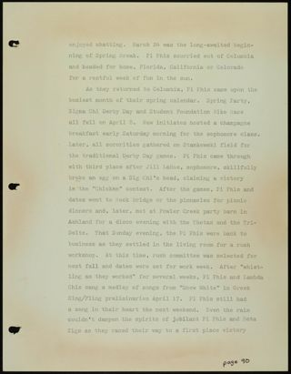 Missouri Alpha Chapter History Binder, 1977-1978, Page 85