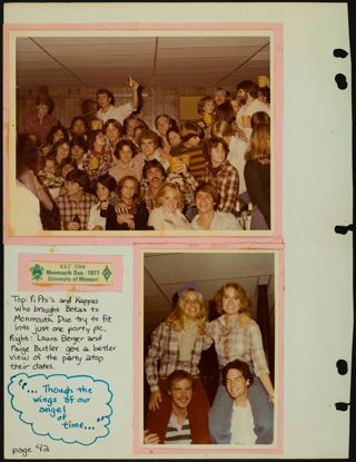 Missouri Alpha Chapter History Binder, 1977-1978, Page 38