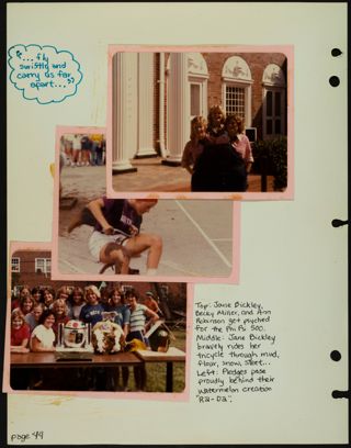 Missouri Alpha Chapter History Binder, 1977-1978, Page 40