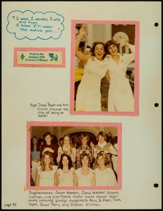 Missouri Alpha Chapter History Binder, 1977-1978, Page 79