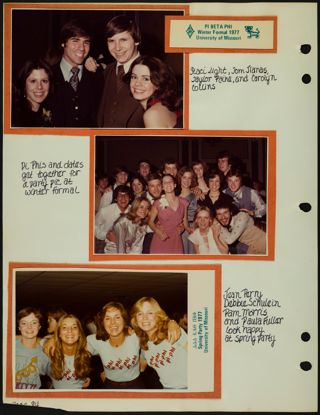 Missouri Alpha Chapter History Binder, 1976-1977, Page 81