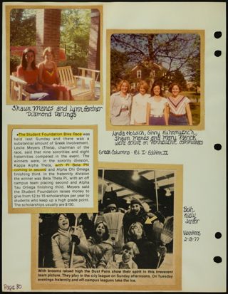 Missouri Alpha Chapter History Binder, 1976-1977, Page 77