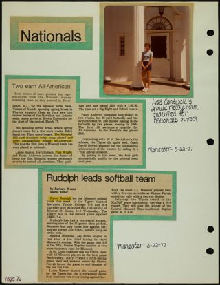 Missouri Alpha Chapter History Binder, 1976-1977, Page 73