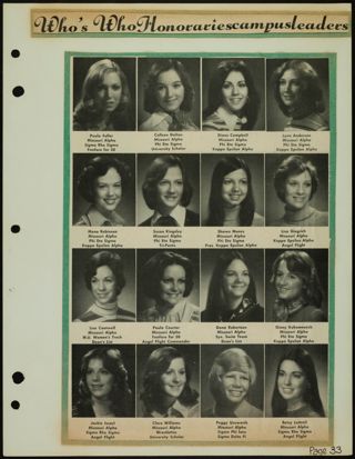 Missouri Alpha Chapter History Binder, 1976-1977, Page 34