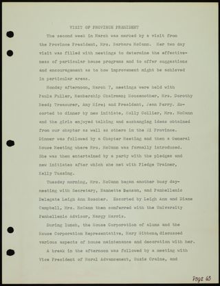 Missouri Alpha Chapter History Binder, 1976-1977, Page 60