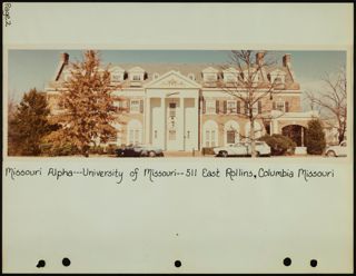 Missouri Alpha Chapter History Binder, 1976-1977, Page 3