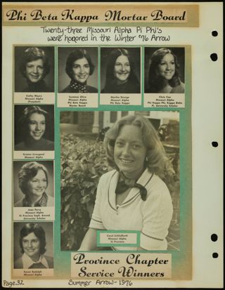 Missouri Alpha Chapter History Binder, 1976-1977, Page 33