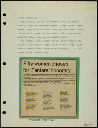Missouri Alpha Chapter History Binder, 1976-1977, Page 76