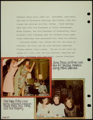 Missouri Alpha Chapter History Binder, 1976-1977, Page 61