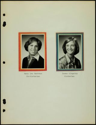 Missouri Alpha Chapter History Binder, 1976-1977, Page 2