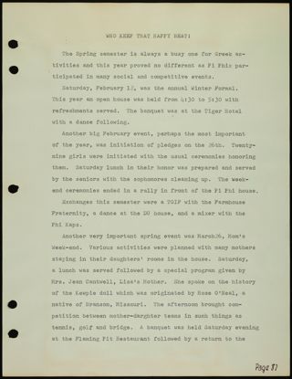 Missouri Alpha Chapter History Binder, 1976-1977, Page 84
