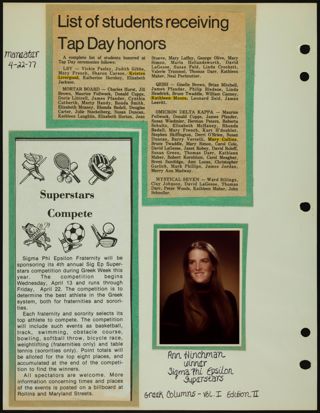 Missouri Alpha Chapter History Binder, 1976-1977, Page 75