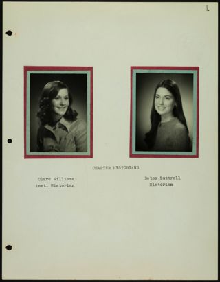Missouri Alpha Chapter History Binder, 1975-1976, Page 48