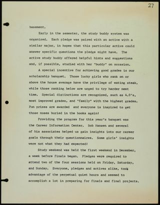 Missouri Alpha Chapter History Binder, 1975-1976, Page 26