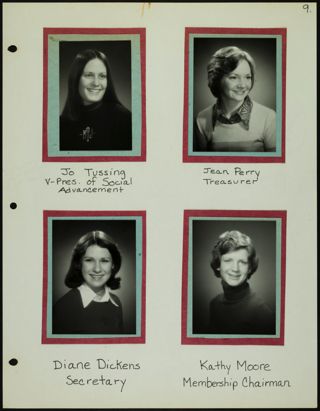 Missouri Alpha Chapter History Binder, 1975-1976, Page 54