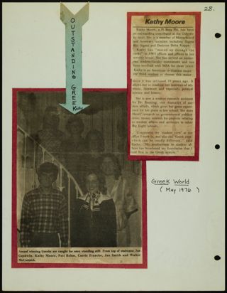 Missouri Alpha Chapter History Binder, 1975-1976, Page 73