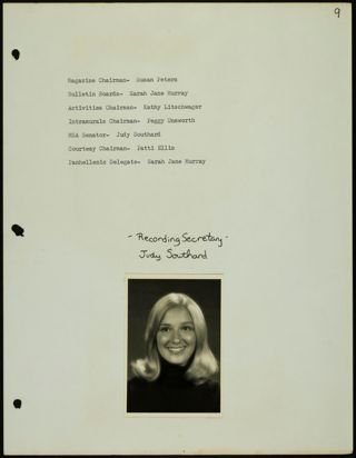 Missouri Alpha Chapter History Binder, 1973-1974, Page 13
