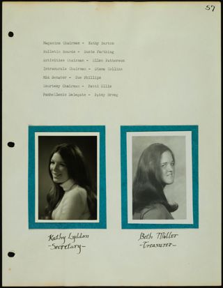 Missouri Alpha Chapter History Binder, 1973-1974, Page 63