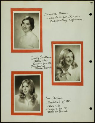 Missouri Alpha Chapter History Binder, 1973-1974, Page 80