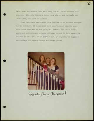Missouri Alpha Chapter History Binder, 1973-1974, Page 89