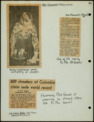 Missouri Alpha Chapter History Binder, 1973-1974, Page 90