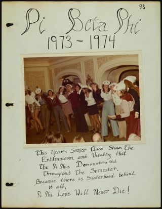 Missouri Alpha Chapter History Binder, 1973-1974, Page 102