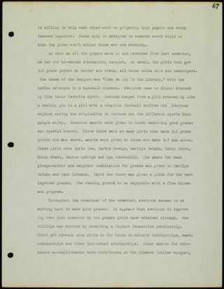Missouri Alpha Chapter History Binder, 1973-1974, Page 73
