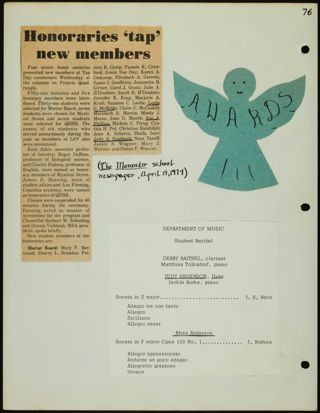 Missouri Alpha Chapter History Binder, 1973-1974, Page 82