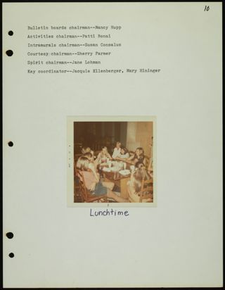 Missouri Alpha Chapter History Binder, 1971-1972, Page 11