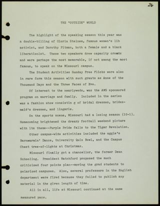 Missouri Alpha Chapter History Binder, 1971-1972, Page 25