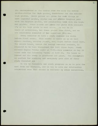 Missouri Alpha Chapter History Binder, 1970-1971, Page 65