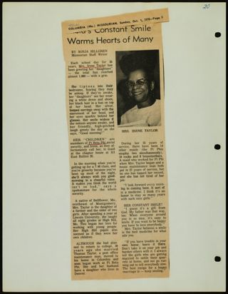 Missouri Alpha Chapter History Binder, 1970-1971, Page 22