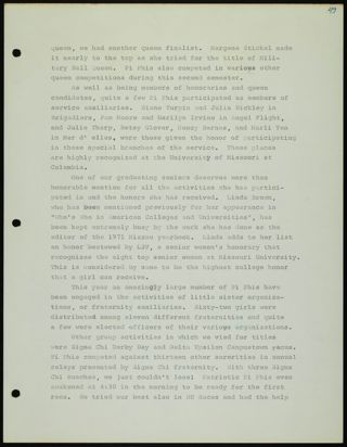 Missouri Alpha Chapter History Binder, 1970-1971, Page 53