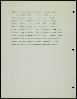 Missouri Alpha Chapter History Binder, 1970-1971, Page 24