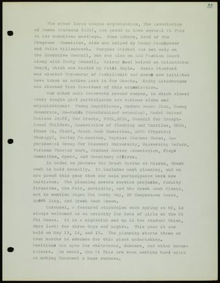Missouri Alpha Chapter History Binder, 1970-1971, Page 59