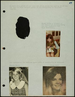 Missouri Alpha Chapter History Binder, 1969-1970, Page 49