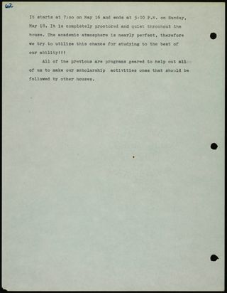 Missouri Alpha Chapter History Binder, 1969-1970, Page 62