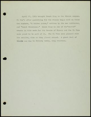 Missouri Alpha Chapter History Binder, 1968-1969, Page 52