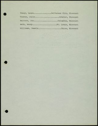 Missouri Alpha Chapter History Binder, 1968-1969, Page 4
